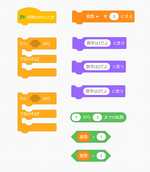 スクラッチ入門 条件分岐でネコが数当てるプログラミング エンため